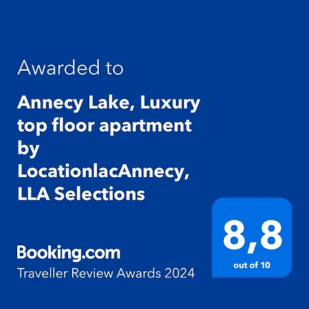 Lägenhet Le Panoramique View - De Standing Avec Vue Unique Sur Le D'annecy Annecy